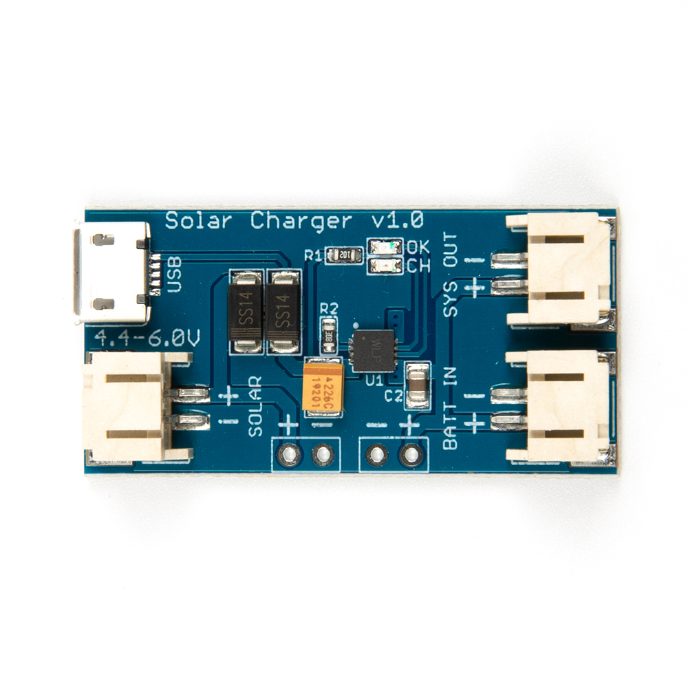 Модуль заряда Lipo аккумулятора от солнечной панели, 500мА